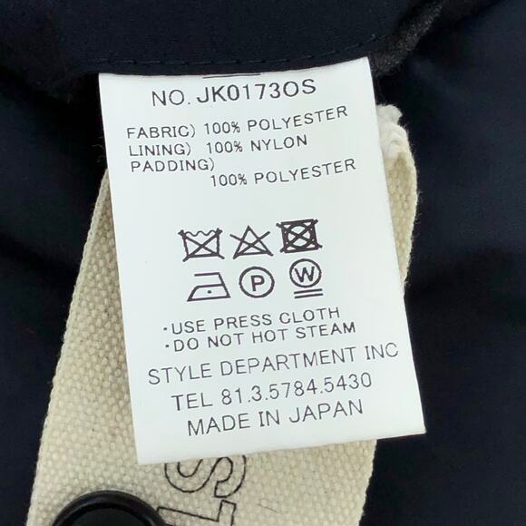 Still By Hand Mens Size 4 US L Jacket Sport Coat Quilted Puffer Navy *BLEMISHED - Picture 14 of 16